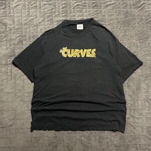 Vintage 90s Wild About Curves Cheetah Print Faded Funny Joke Humor Shirt